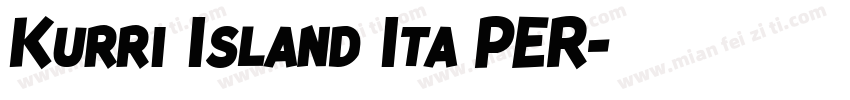 Kurri Island Ita PER字体转换